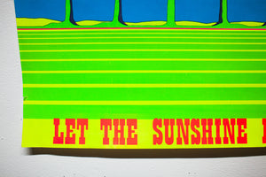 LET THE SUNSHINE IN | blacklight poster