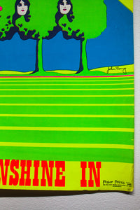 LET THE SUNSHINE IN | blacklight poster