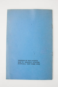 SELECTED WRITINGS | Errico Malatesta