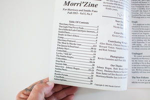 Morri Zine | Fall 1993