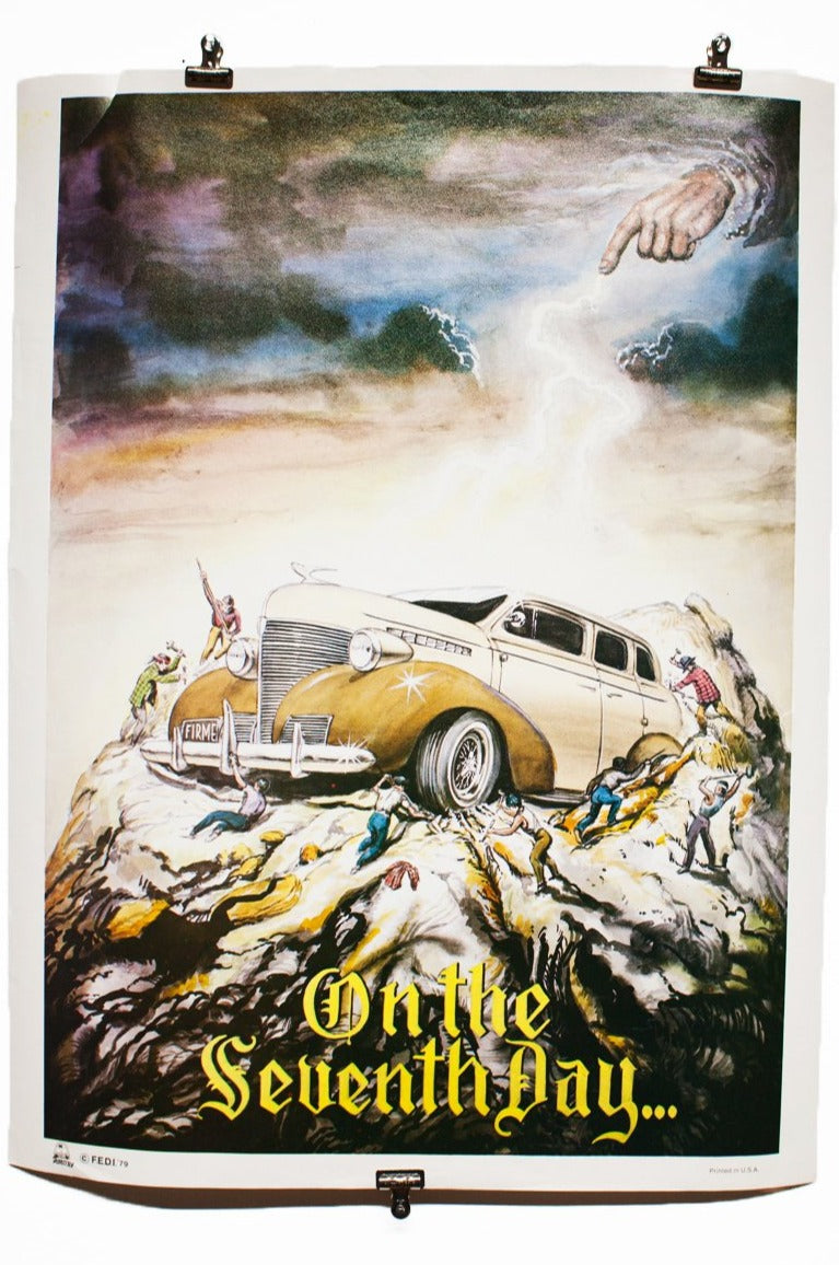 ON THE SEVENTH DAY | Vintage Lowrider Poster