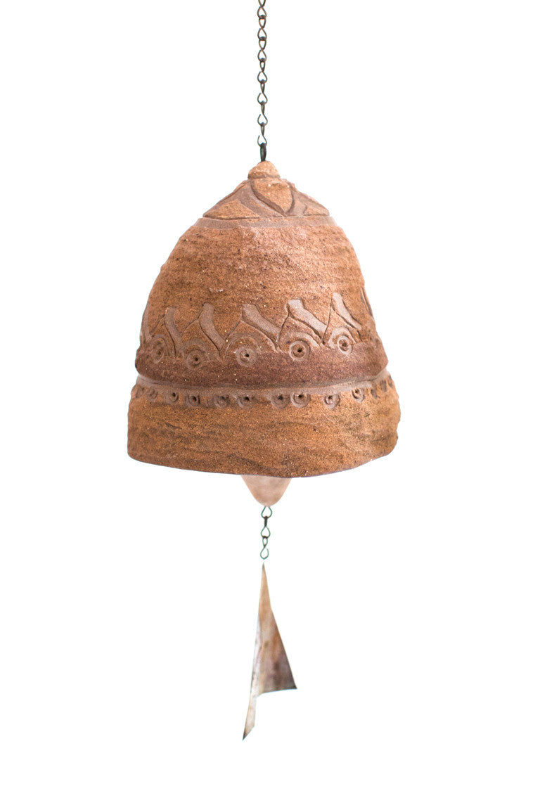 Paolo Soleri Ceramic Siltcast Windbell