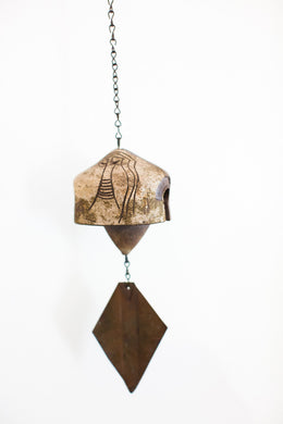 Paolo Soleri Ceramic Plaster-Cast Windbell