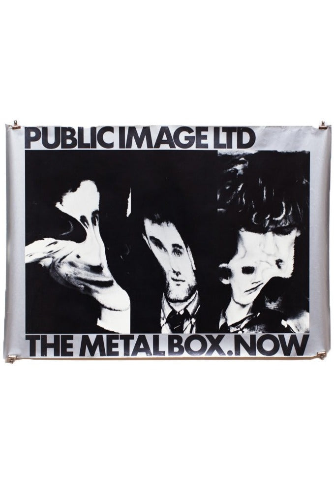 PUBLIC IMAGE LTD | The Metal Box Now | Vintage Poster