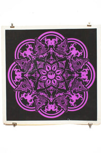 PSYCHEDELIC PEACE MANDALA | Vintage Poster