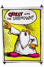 Load image into Gallery viewer, QUEST INTO THE UNKNOWN | Vintage Blacklight Poster