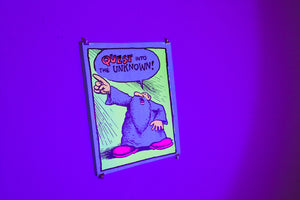 QUEST INTO THE UNKNOWN | Vintage Blacklight Poster