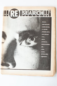 RE/SEARCH MAGAZINE ISSUE 1