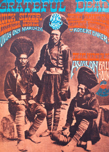 RICK GRIFFIN | GRATEFUL DEAD and QUICKSILVER MESSENGER SERVICE Postcard