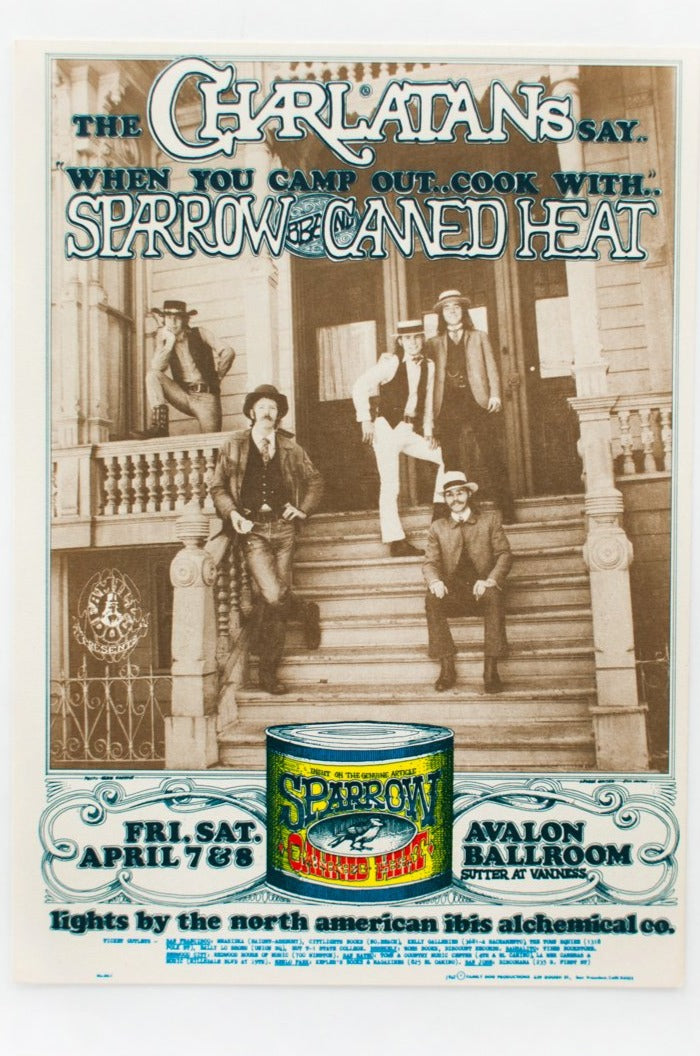 RICK GRIFFIN | THE CHARLATANS and CANNED HEAT Postcard