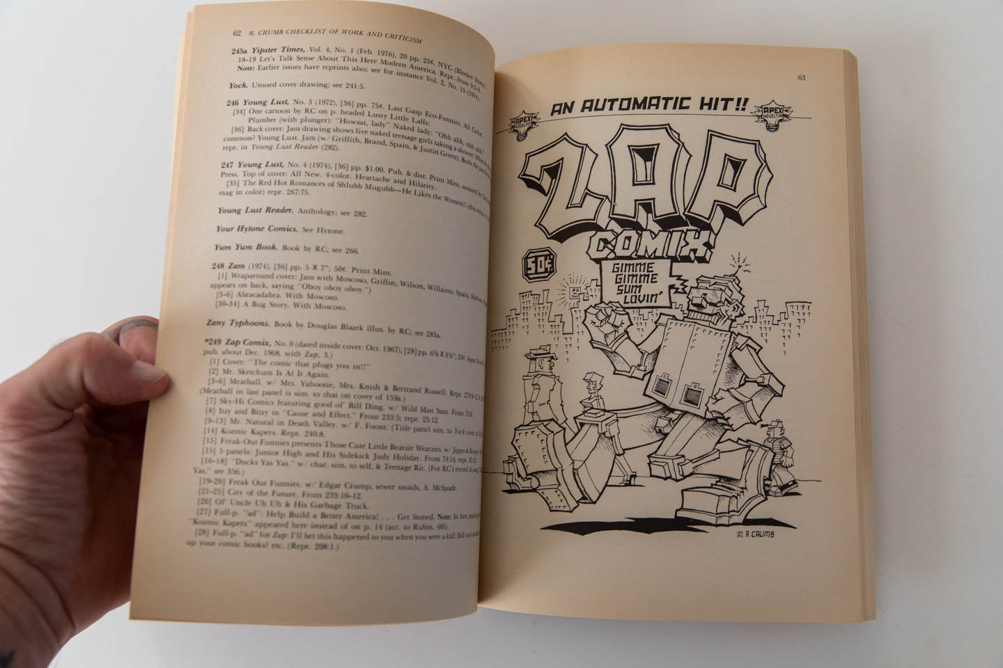 R CRUMB CHECKLIST THESE DAYS