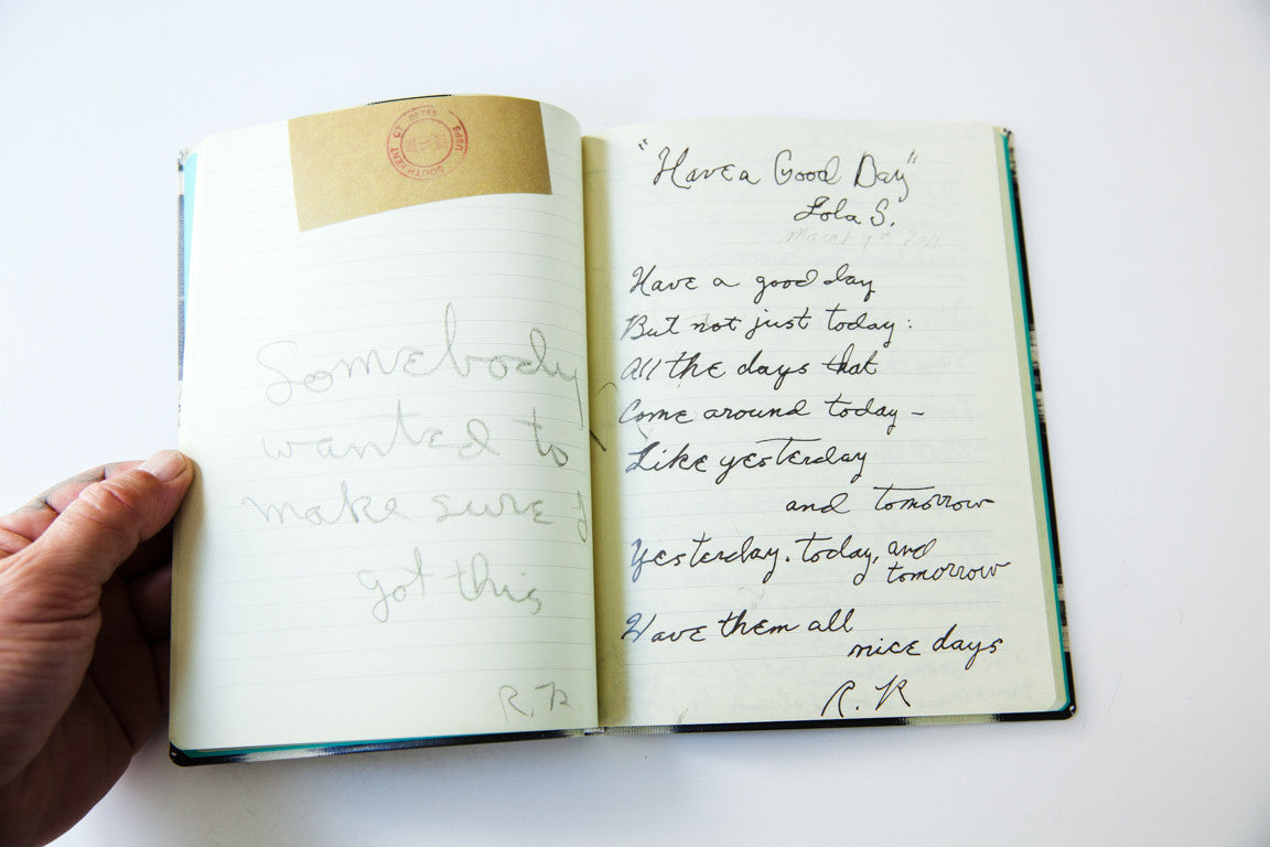 Rene Ricard | Notebook 2010-2012 – THESE DAYS