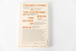 LEONARD COHEN SELECTED POEMS 1956-1968
