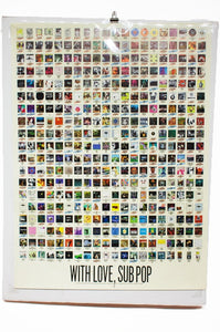 WITH LOVE, SUB POP | Vintage Poster