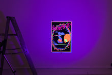 Load image into Gallery viewer, SURF&#39;S UP | Vintage &quot;Snoopy&quot; Blacklight Screenprint