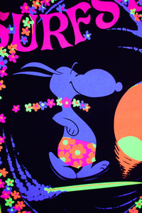 SURF'S UP | Vintage "Snoopy" Blacklight Screenprint