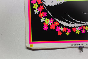 SURF'S UP | Vintage "Snoopy" Blacklight Screenprint