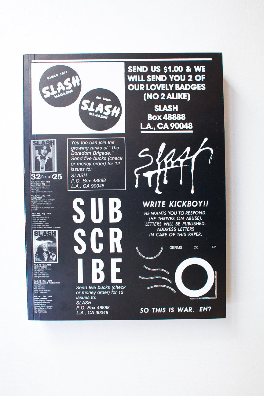 Slash | A Punk Magazine From Los Angeles 1977-80