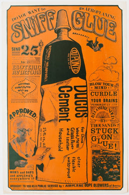 SNIFF GLUE | Vintage Poster