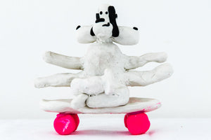 SNOPPY DEITY ON SKATEBOARD