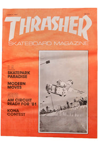 THRASHER MAGAZINE MARCH 1981