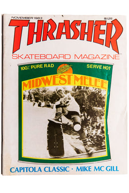 THRASHER MAGAZINE NOVEMBER 1983