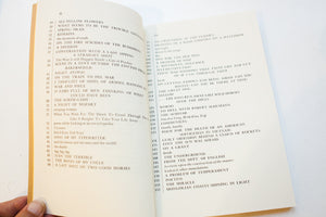 THE DAYS RUN AWAY LIKE WILD HORSES OVER THE HILLS | 16th Printing