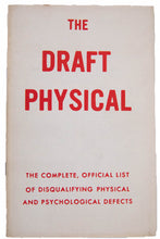 Load image into Gallery viewer, THE DRAFT PHYSICAL | The Complete, Official List of Disqualifying Physical and Psychological Defects