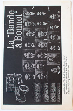 THE TRUTH ABOUT THE BONNOT GANG