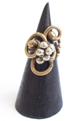 Vintage Freeform Bronze Ring