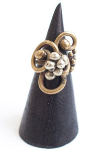 Vintage Freeform Bronze Ring