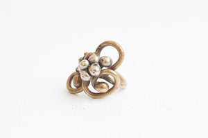 Vintage Freeform Bronze Ring