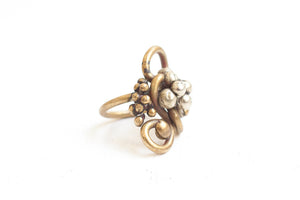 Vintage Freeform Bronze Ring