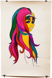 RAINBOW HAIR | Vintage Poster