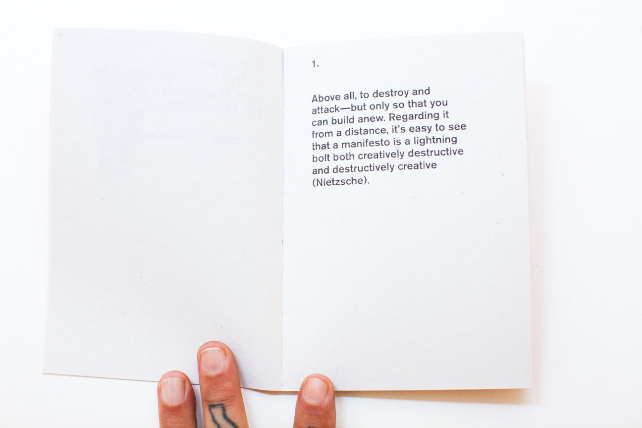 A THEORY OF THE MANIFESTO OR A MANIFESTO FOR MANIFESTOS – THESE DAYS