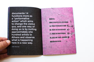 DOCUMENTA 14 SPECIAL