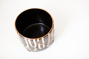 Fiel | Tall Footed Bowl Black