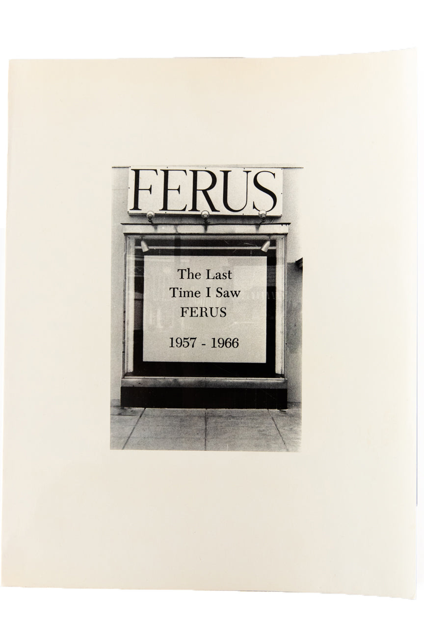 THE LAST TIME I SAW FERUS 1957–1966