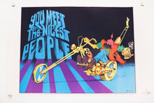 Load image into Gallery viewer, NICE PEOPLE | VINTAGE BLACKLIGHT LITHO