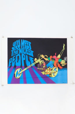 NICE PEOPLE | VINTAGE BLACKLIGHT LITHO