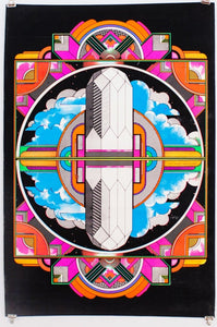 CRYSTALS | Vintage Blacklight Screenprint