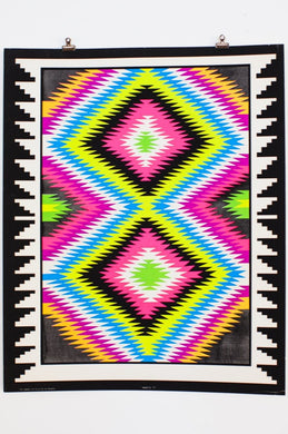 NAVAJO OP | VINTAGE BLACKLIGHT SCREENPRINT