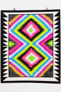 NAVAJO OP | VINTAGE BLACKLIGHT SCREENPRINT